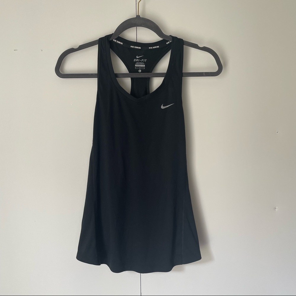 SOLD!! NIKE Dri Fit Women's Workout Athletic Tank Top Medium Black